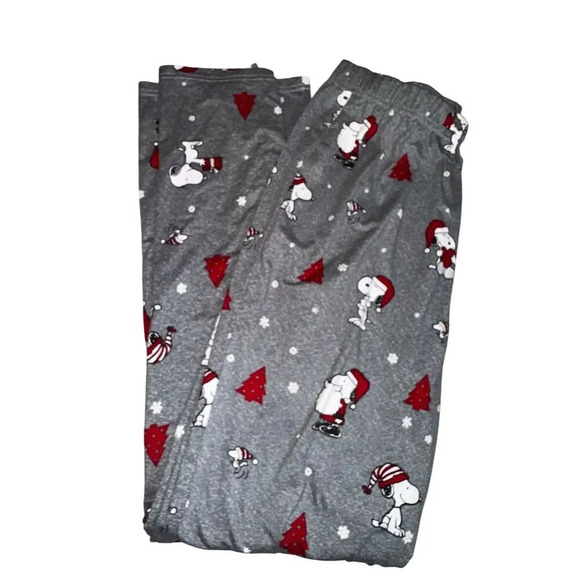 Munki Munki Snoopy Santa Holiday Pajama Sets Unisex couples matching pjs S & M - Picture 14 of 16